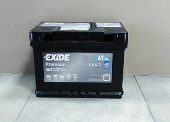 Akumulator 61Ah 600A Exide Premium PRAWY PLUS
