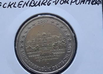 2 Euro Niemcy Meclenburg Vorpommern 2007 r.-men. D