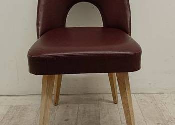 krzesło muszelka PRL vintage design lata 70-te