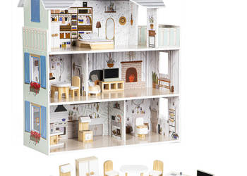 Domek dla lalek z meblami Rezydencja Emma ECOTOYS
