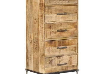 Komoda, 45x35x106 cm, lite drewno mango（SKU:247806）