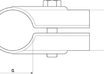 Obejma T otwarta, 2-1/2"x1-1/2" 803020212112FA