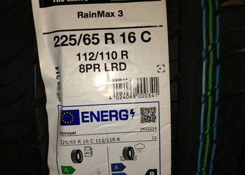 Nowe opony letnie do busa Uniroyal Rainmax 3 225/65/16C