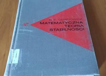 Matematyczna teoria stabilności / B. P. Demidowicz
