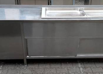 STÓŁ Z SZAFKĄ + BEMAR 4X1/1GN - 260/70/85 CM - MK