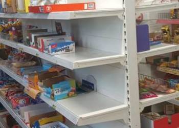 sklep regał gondola dwustronna 130cm /170cm  5 pólek