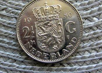 Holandia 2 1/2 Guldena 1980r