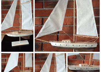 Model jachtu drewniana