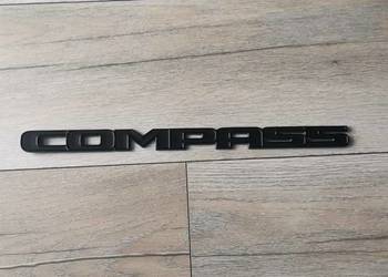 JEEP COMPASS II LIFT  NAPIS NA DRZWI EMBLEMAT E HYBRID CZARNO-NIEBIESKI