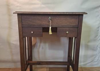 Stoliki, kwietniki, niciaki drewniane dębowe, czereśniowe po renowacji