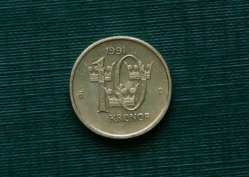 Szwecja 10 koron, 1991r