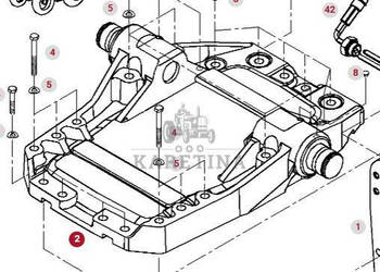 Fendt 414 415 Vario Pokrywa Obudowy Skrzyni Biegów H411101050011 411101050…
