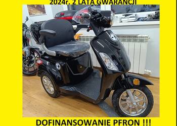 Skuter elektryczny INWALIDZKI BARTON TRES Dofinansowanie PFRON z KUFREM