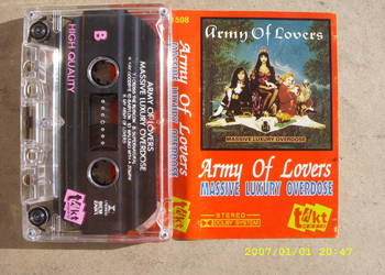 + ARMY OF LOVERS-MASSIVE LUXURY;POP kaseta.