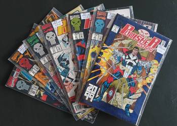 The Punisher 2099 - 7 oryginalnych komiksów Marvel USA