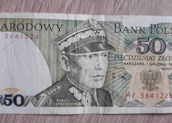 50 złotych 1 XII 1988 r seria HF