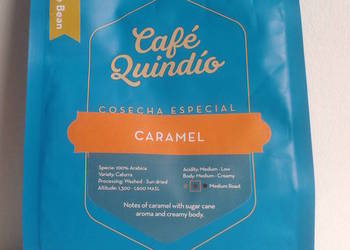 CAFE QUINDIO Kawa ziarnista z Kolumbii 250g KARMEL / CARAMEL