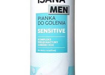 Isana Men Pianka do golenia Sensitive skóra wrażliwa   300ml
