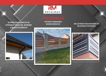 Ceownik ogrodzeniowy 20 cm, ogrodzenia nowoczesne