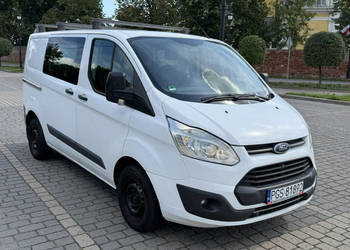 Ford Transit Custom Ford Transit Custom Doka 2.0 TDCI 170KM 6-osobowy ZARE…