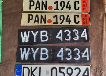 Tablice rejestracyjne kolekcjonerskie