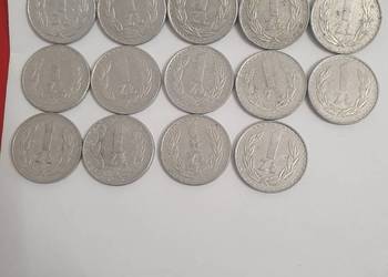 Monety aluminiowe 1 zł 1987r Monety aluminiowe 1 zł 1987r