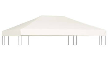 Zadaszenie altany ogrodowej 310 g/m² 4 x 3 m kremowe WM-44783