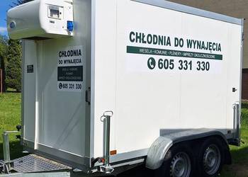 Chłodnia wypożyczalnia przyczepa wesele komunia