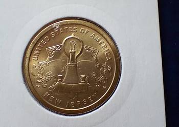 Stare monety 1 dolar 2019 New Jersey USA