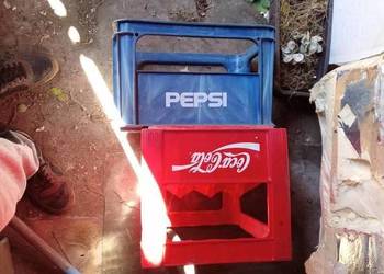 Skrzynki - transportery Coca Cola i Pepsi - 17 sztuk