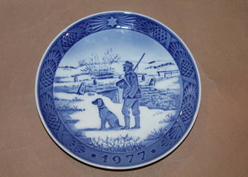 Talerz kolekcjonerski Royal Copenhagen 1977 nr 1002