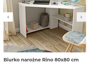 Biurko narożne białe