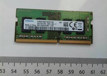 Samsung DDR4 4GB, PC4 2666V, RAM laptopowy, CN M471A5244CB0-CTD 1921, A001Q