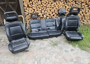 Fotele sport kubełkowe skóra Audi 80 S2 Avant B4 B3