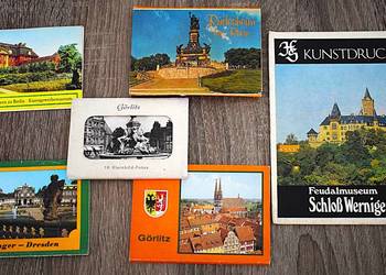 Drezno ,Gorlic...- małe pocztówki pamiątkarskie ,, leporello''