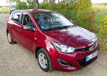 Hyundai i20 1.2 94150km piękny bordowy z Niemiec super stan klima alu - FV…