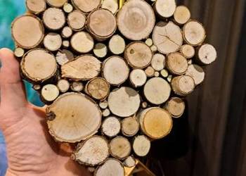 Serce z drewna, Walentynki, Handmade, Rękodzieło