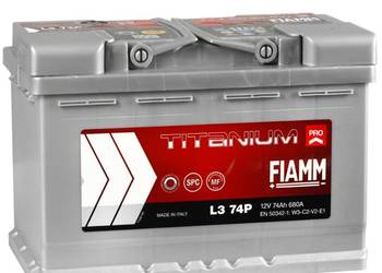 Akumulator 12V 74Ah 680A FIAMM TITANIUM PRO