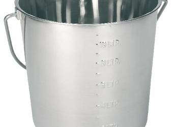 Wiadro ze stali szlachetnej z podziałką, 12,3 litra TZ1141