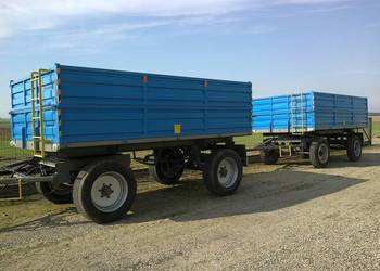 2 Przyczepy  AUTOSAN  wywrotka