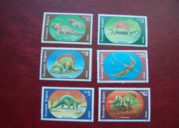 Bułgaria 1989 MNH Mi. 3840/45 Fauna Dinozaury  a