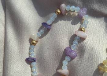 Bransoletka fioletowy czar 18cm fairycore