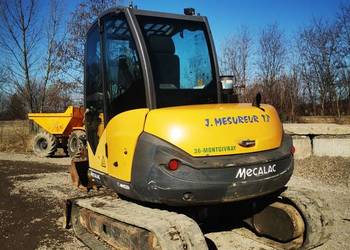 Koparka gąsienicowa mecalac 6 M C R Pług