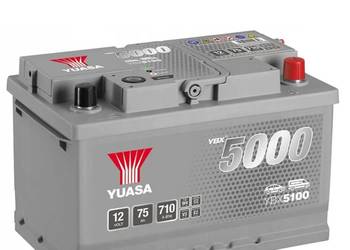 Akumulator 75Ah 710A Yuasa Silver 12V EN Prawy Plus
