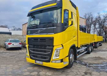 Volvo FH460 HDS HIAB zestaw przyczepa budowlanka