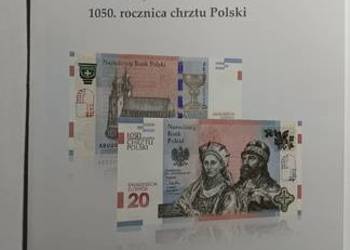 Folder 20 zł 2016 Chrzest Polski
