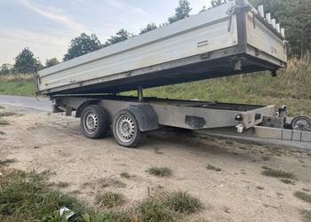 Sprzdam ! Humbaur!  Przyczepke z kiprem 3 stronnym  ! Dmc 3000kg !