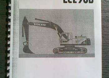 Instrukcja obsługi DTR koparka gąsienicowa VOLVO EC290B