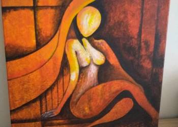 Obraz ręcznie malowany 40x40