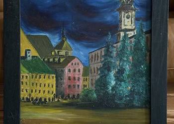 Widok z rynku-obraz olejny